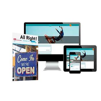 9789402056075 - All right! MAX 1 vmbo-bk boek+online 1-jaar afname