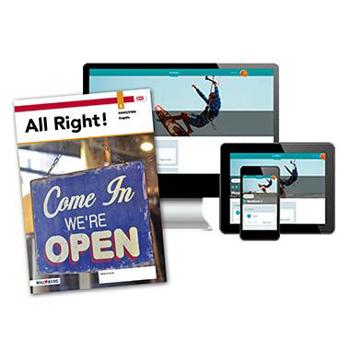 9789402056105 - All right! MAX 1hv boek+online 1-jaar afname