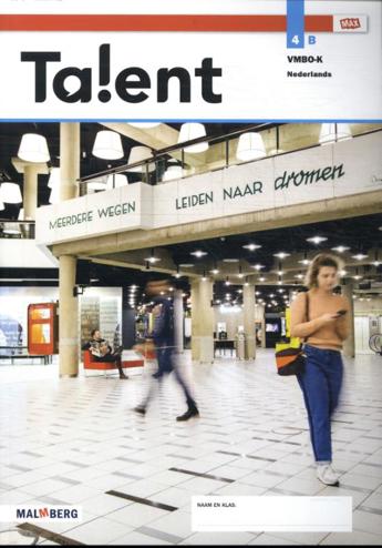 9789402064247 - Talent - MAX - leerwerkboek B 4 vmbo-k 2020