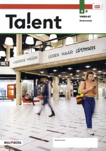 9789402064261 - Talent - MAX - leerwerkboek B 4 vmbo-gt 2020