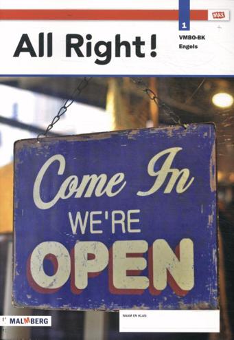 9789402064353 - All Right! - MAX - leerwerkboek 1 vmbo-bk 2020