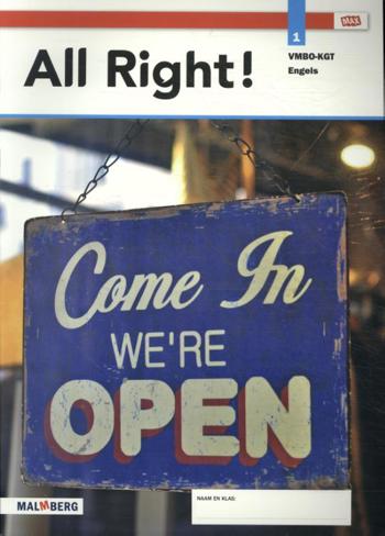 9789402064360 - All Right! - MAX - leerwerkboek 1 vmbo-kgt 2020