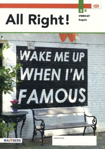 9789402066180 - All Right! - MAX - leerwerkboek B 3 vmbo-gt