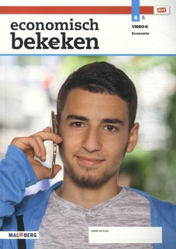 9789402068221 - Economisch bekeken - MAX - leerwerkboek A 4 vmbo-k 2021