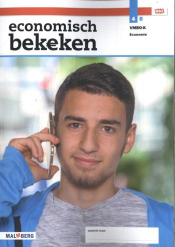 9789402068238 - Economisch bekeken - MAX - leerwerkboek B 4 vmbo-k 2021