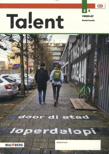 9789402069471 - Talent - MAX - leerwerkboek A 3 vmbo-gt 2021