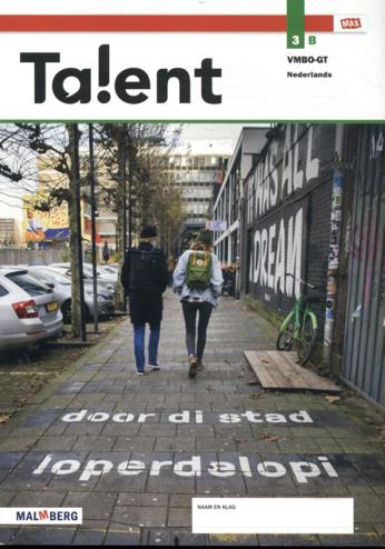 9789402069488 - Talent - MAX - leerwerkboek B 3 vmbo-gt 2021