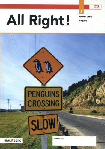 9789402069655 - All Right! - MAX - leerwerkboek 2 havo/vwo 2021