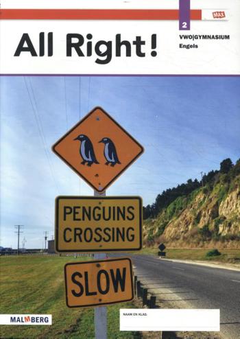 9789402069662 - All Right! - MAX - leerwerkboek 2 vwo/gymnasium 2021