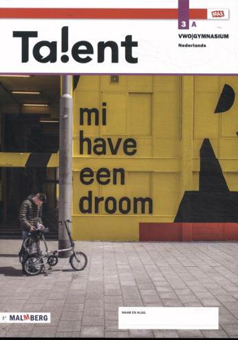 9789402077490 - Talent - MAX - leeropdrachtenboek A 3 vwo/gymnasium 3.1