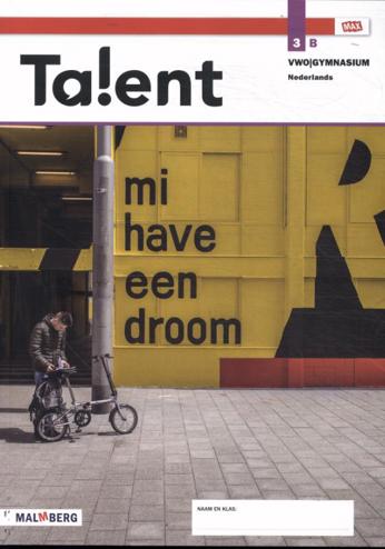 9789402077599 - Talent - MAX - leeropdrachtenboek B 3 vwo/gymnasium 3.1