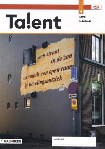 9789402077605 - Talent - MAX - jaarkatern 4 havo 2.3