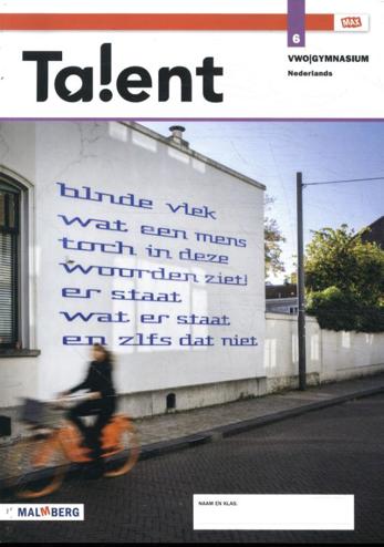 9789402077643 - Talent - MAX - jaarkatern 6 vwo/gymnasium 2.3