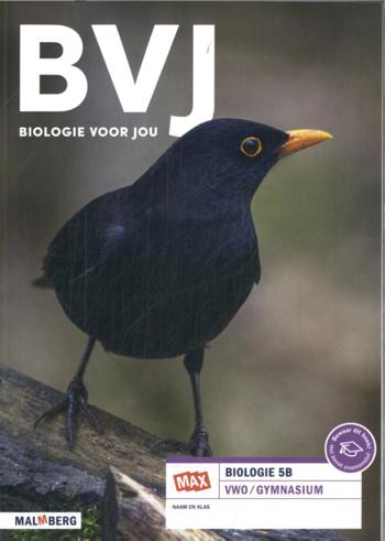 9789402080728 - Biologie voor jou - MAX - leeropdrachtenboek B 5 vwo 7.0