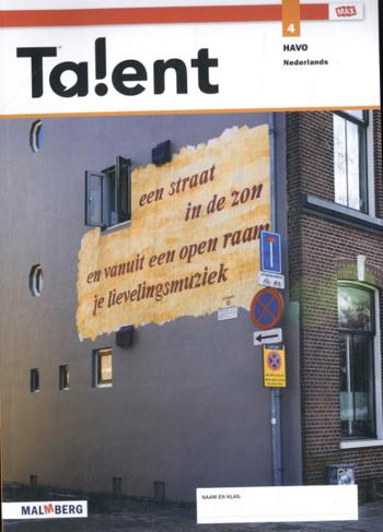 9789402091618 - Talent - MAX - jaarkatern 4 havo 2.4