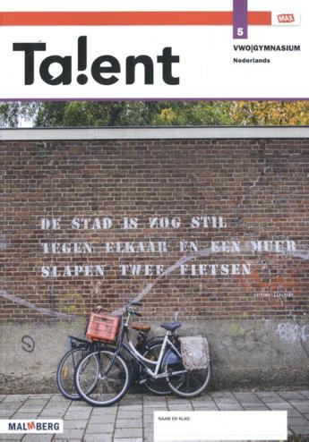 9789402091649 - Talent - MAX - jaarkatern 5 vwo/gymnasium 2.4