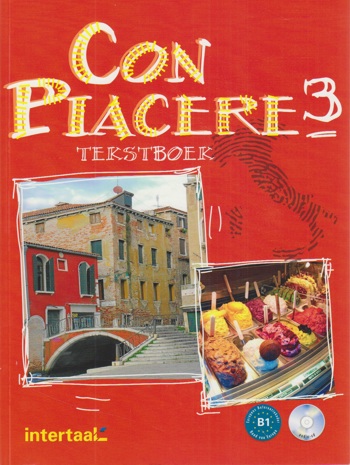 9789460304767 - Con piacere 3 tekstboek + audio-cd + Intertaal Augmented