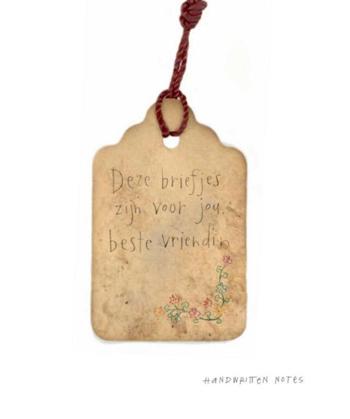 9789460541124 - Deze briefjes zijn voor jou, beste vriendin