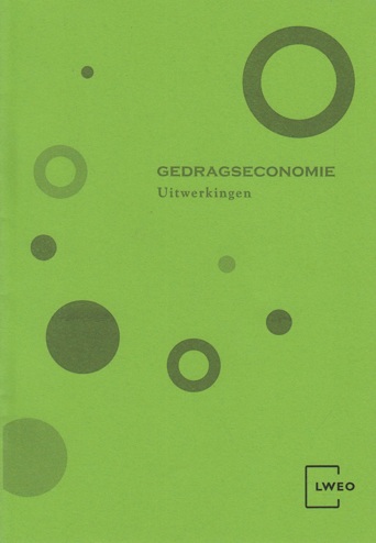 9789461101020 - Gedragseconomie (vwo) (2014) uitwerkingen