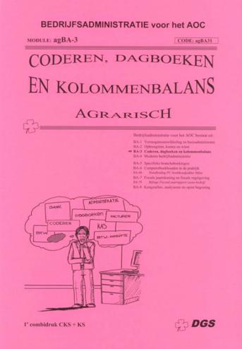 9789461120137 - Coderen dagboeken en kolommenbalans (ag) (AGBA31)