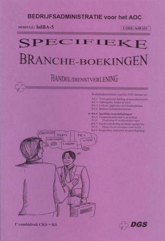 9789461120250 - Specifieke branche-boekingen (HDBA51)