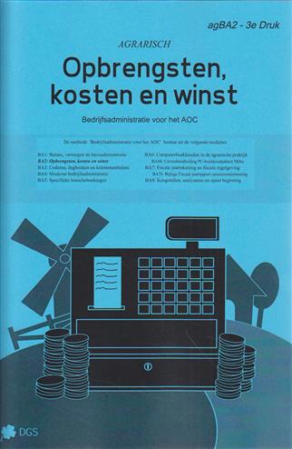 9789461120731 - Opbrengsten, kosten en winst (ag) (agBA23)