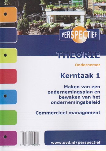 9789461711229 - Perspectief ondernemer kerntaak 1-dl1 com.man theorie