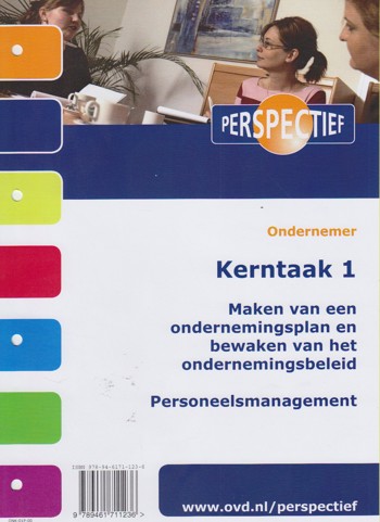 9789461711236 - Perspectief kerntaak 1 (deel 4) pers.management opdr + theor