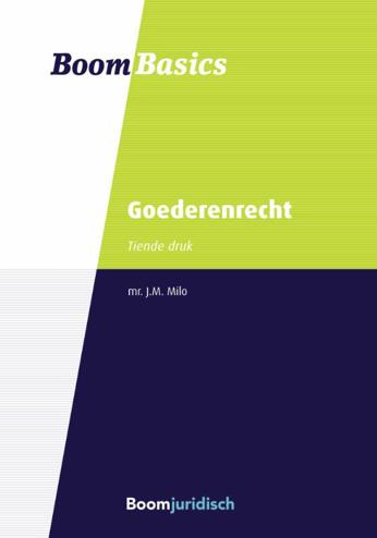 9789462126510 - Boom Basics Goederenrecht