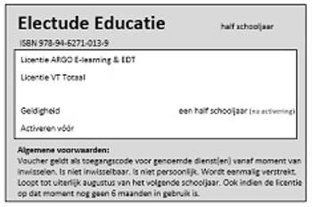9789462710139 - Electude VT-Totaal combi-licentie e-learning (half jaar)