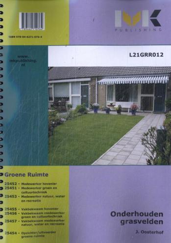 9789462710764 - Onderhouden grasvelden