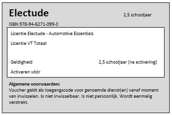 9789462710993 - Electude licentie e-learning (2,5 jaar)