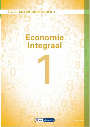 9789462873834 - Economie Integraal havo antwoordenboek 1
