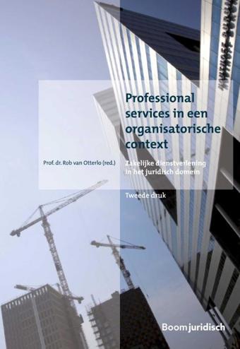 9789462901636 - Professional services in een organisatorische context