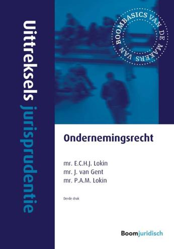 9789462903852 - Uittreksels Jurisprudentie Ondernemingsrecht