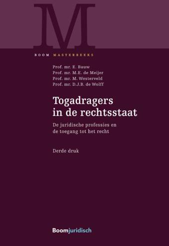 9789462906754 - Togadragers in de rechtsstaat