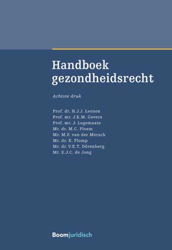9789462907485 - Handboek gezondheidsrecht