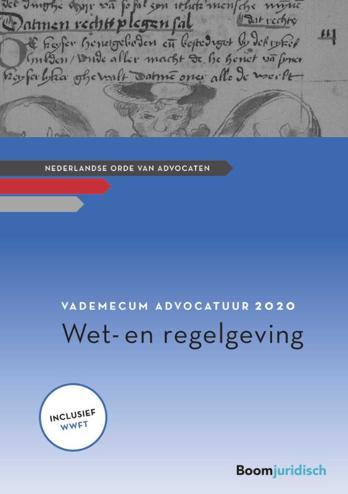 9789462907546 - Vademecum advocatuur 2020