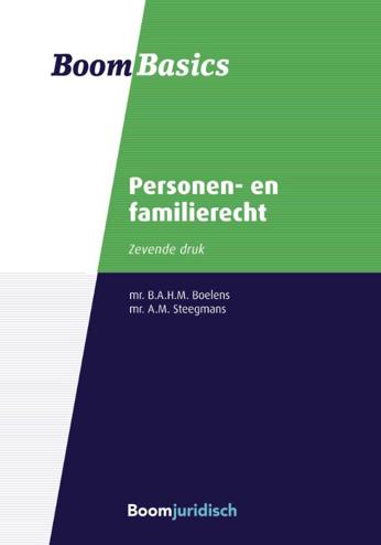 9789462908000 - Boom Basics Personen- en familierecht