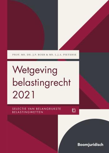 9789462908819 - Wetgeving belastingrecht 2021