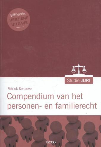 9789462922570 - Compendium van personen- en familierecht