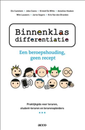 9789462925601 - Binnenklasdifferentiatie, een beroepshouding, geen recept