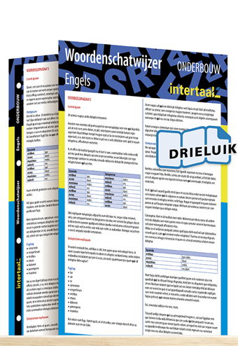 9789462935655 - Woordenschatwijzer Engels onderbouw uitklapkaart