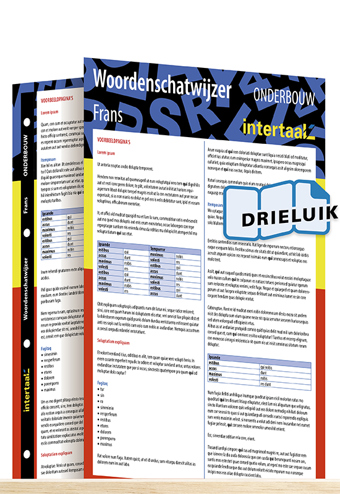 9789462935693 - Woordenschatwijzer Frans onderbouw uitklapkaart