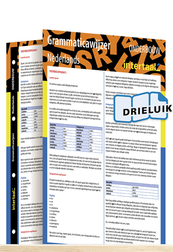 9789462935723 - Grammaticawijzer Nederlands onderbouw uitklapkaart