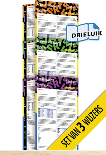 9789462935747 - Onderbouwwijzers Nederlands (set van 3) uitklapkaarten