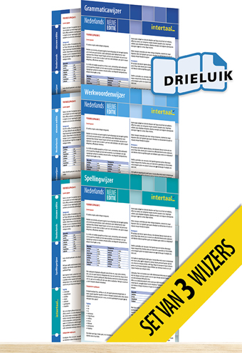 9789462935792 - Wijzers Nederlands - nieuwe editie (set van 3) uitklapkaarten