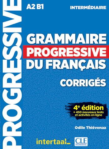 9789462939011 - Grammaire progressive du français - niveau intermédiaire corrigés