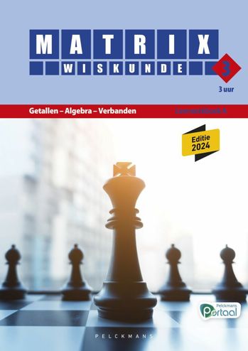 9789463108843 - Matrix wiskunde 3.3 lwb A getal-algebra-verbanden (ed 2024)(+Portaal)