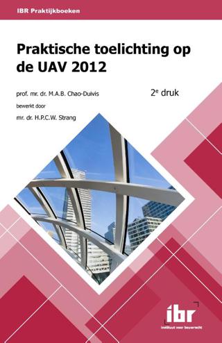 9789463150385 - Praktische toelichting op de UAV 2012